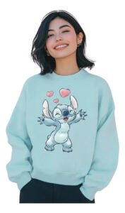 Pullover Máscara De Látex Disney Stitch Mujer