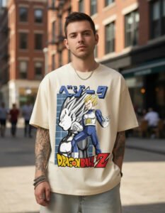 Playera Máscara De Látex Príncipe Vegeta Hombre