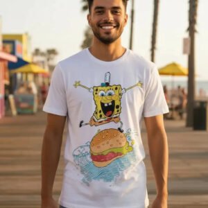 Playera Máscara De Látex Surf Esponja Hombre