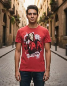 Playera Máscara De Látex A Tumba Abierta Hombre