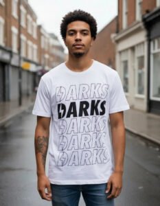 Playera Máscara De Látex Darks Zero Logo Hombre