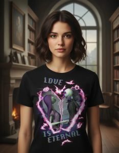 Playera Máscara De Látex Love Is Eternal Mujer