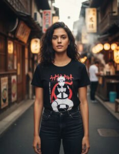 Playera Máscara De Látex Ichiraku Ramen Mujer
