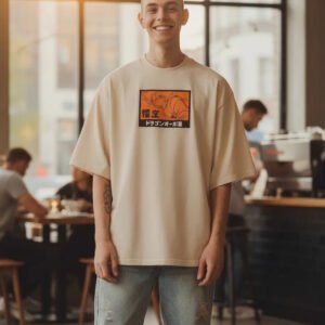 Playera Máscara De Látex Kakarot Hombre