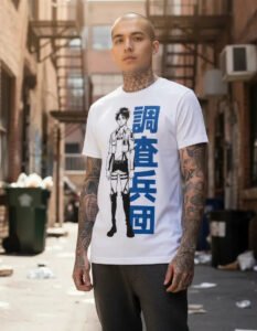 Playera Máscara De Látex Eren Jaeger Hombre