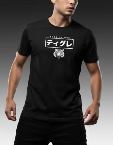 Playera Máscara De Látex Eyes Of Fire Hombre