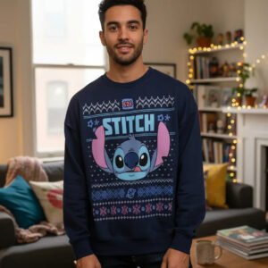 Pullover Máscara De Látex Stitch Ugly Hombre