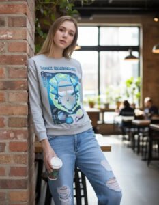 Pullover Máscara De Látex Smartest Man Mujer