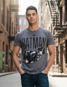 Playera Máscara De Látex The Batmobile Hombre