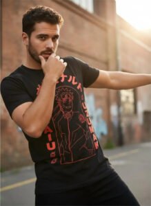 Playera Mascara De Látex El Ninja Número 1 Hombre