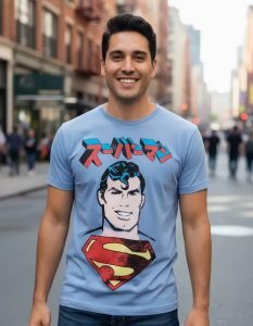 Playera Máscara De Látex Kal-el Senpai Hombre