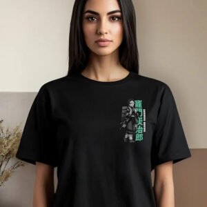 Playera Máscara De Látex Demon Slayer Tanjiro Kamado Mujer