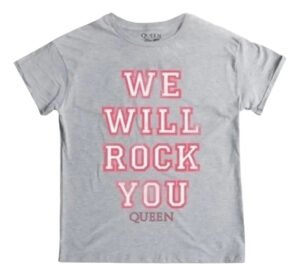 Playera Máscara De Látex We Will Rock You Mujer