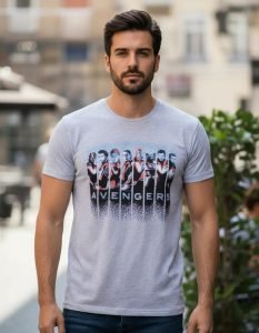 Playera Mascara De Látex Avengers Quantum Hombre
