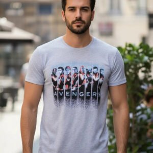 Playera Mascara De Látex Avengers Quantum Hombre