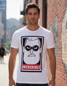 Playera Máscara De Látex Mr. Increible Hombre