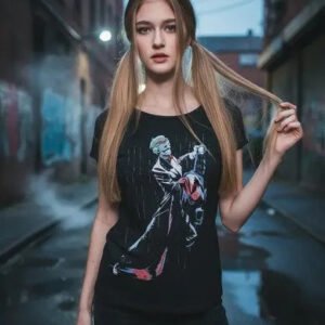 Playera Mascara De Látex Death Of The Family Mujer