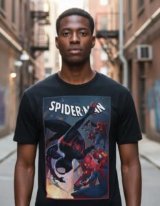 Playera Máscara De Látex Team Spidey Hombre