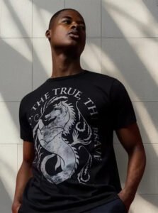 Playera Máscara De Látex Old, True And Brave Hombre