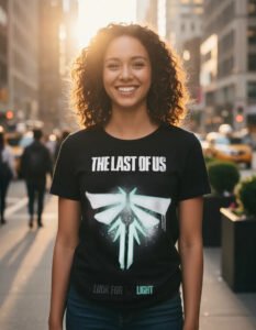 Playera Máscara De Látex The Fireflies Mujer