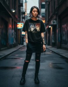 Playera Máscara De Látex Itadori Revenge Mujer