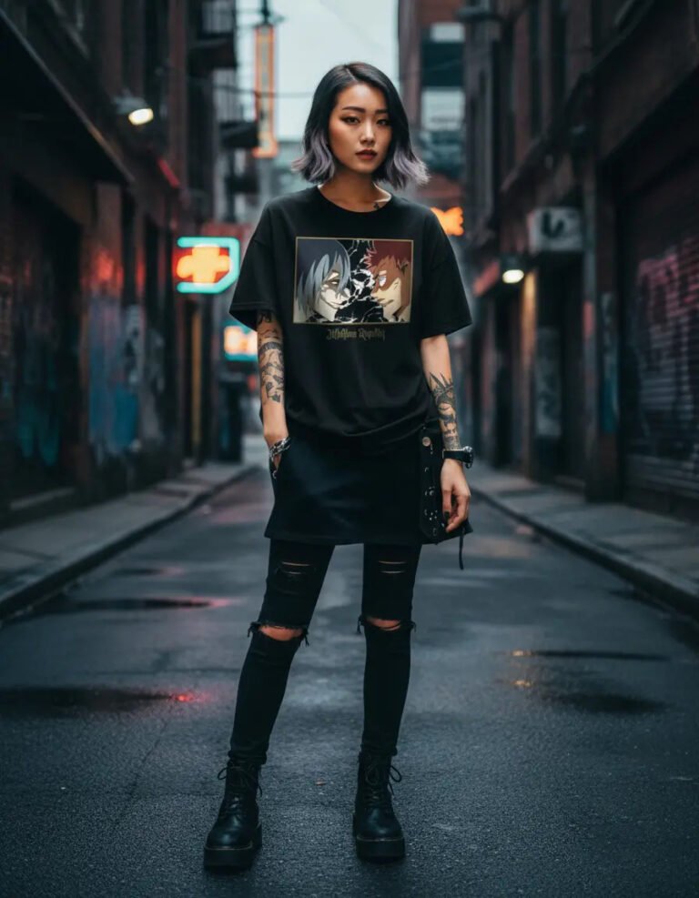 Playera Máscara De Látex Itadori Revenge Mujer