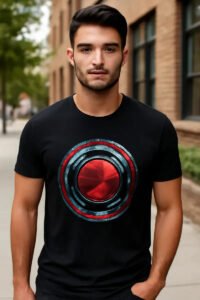 Playera Mascara De Látex Jl Cyborg Logo Hombre