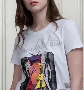 Playera Máscara De Látex Wandavision In Technicol Mujer