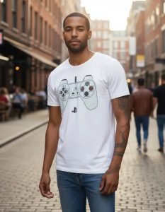 Playera Máscara De Látex Dualshock Hombre
