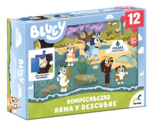 Rompecabezas Arma Y Descubre Con Ventana Bluey Novelty