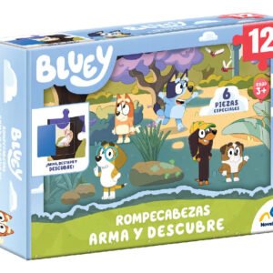 Rompecabezas Arma Y Descubre Con Ventana Bluey Novelty