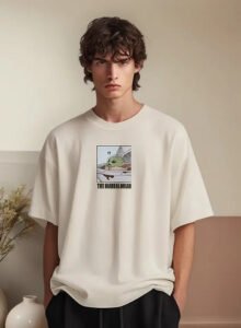 Playera Máscara De Látex Star Wars The Child Hombre