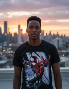 Playera Máscara De Látex Miles Hombre