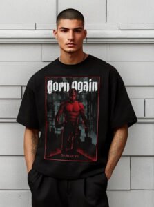 Playera Máscara De Látex Born Again Hombre