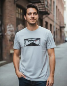 Playera Máscara De Látex Naruto Mangekyou Sharingan Hombre