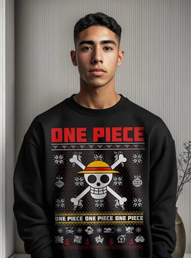 Pullover Máscara De Látex One Piece Ugly Hombre