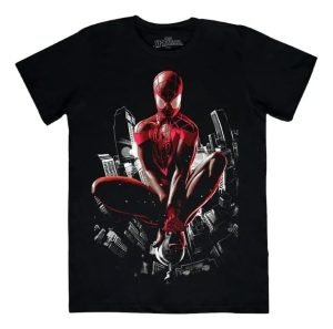 Playera Mascara De Latex Ultimate Spider-man Hombre