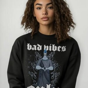 Pullover Máscara De Látex Disney Bad Vibes Mujer
