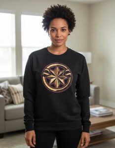 Pullover Máscara De Látex Carol Danvers Mujer