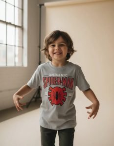 Playera Máscara De Látex Marvel Queens Nyc Niño