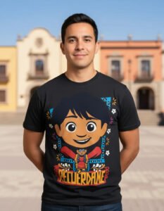 Playera Máscara De Látex Miguel Rivera Hombre