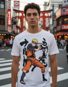Playera Máscara De Látex Jutsu Clon De Sombra Hombre