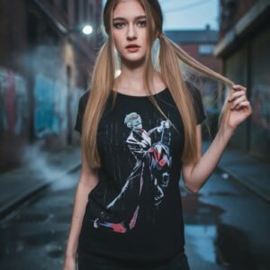 Playera Mascara De Látex Death Of The Family Mujer