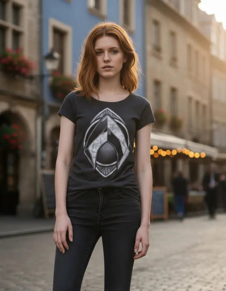 Playera Máscara De Látex Hero Of Atlantis Mujer