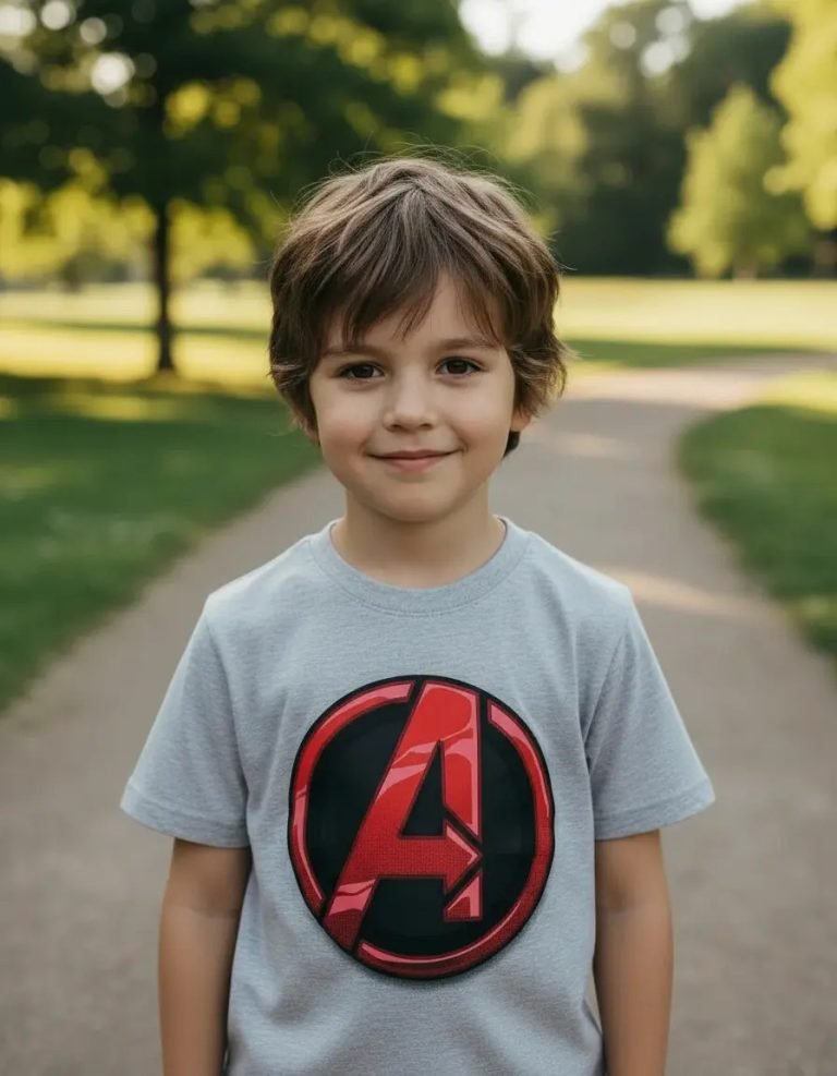 Playera Máscara De Látex Avengers Niño