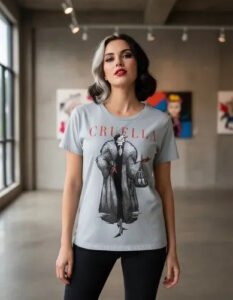 Playera Máscara De Látex Born Brilliant, Born Mad Mujer