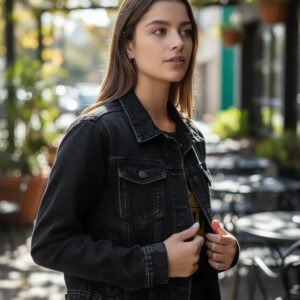 Jacket Máscara De Látex Dominion Denim Mujer