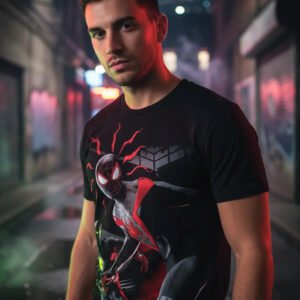 Playera Máscara De Látex Sentido Arácnido Hombre