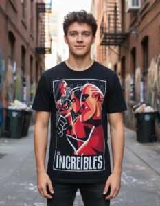 Playera Máscara De Látex Los Increibles Poster Hombre