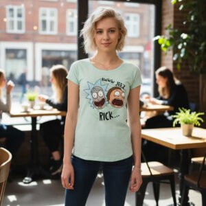 Playera Máscara De Látex Awww Jeez! Mujer